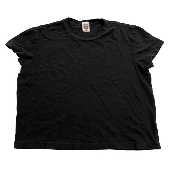 Re/Done x Hanes 90s Baby Tee in Vintage Black - Picture 1 of 5
